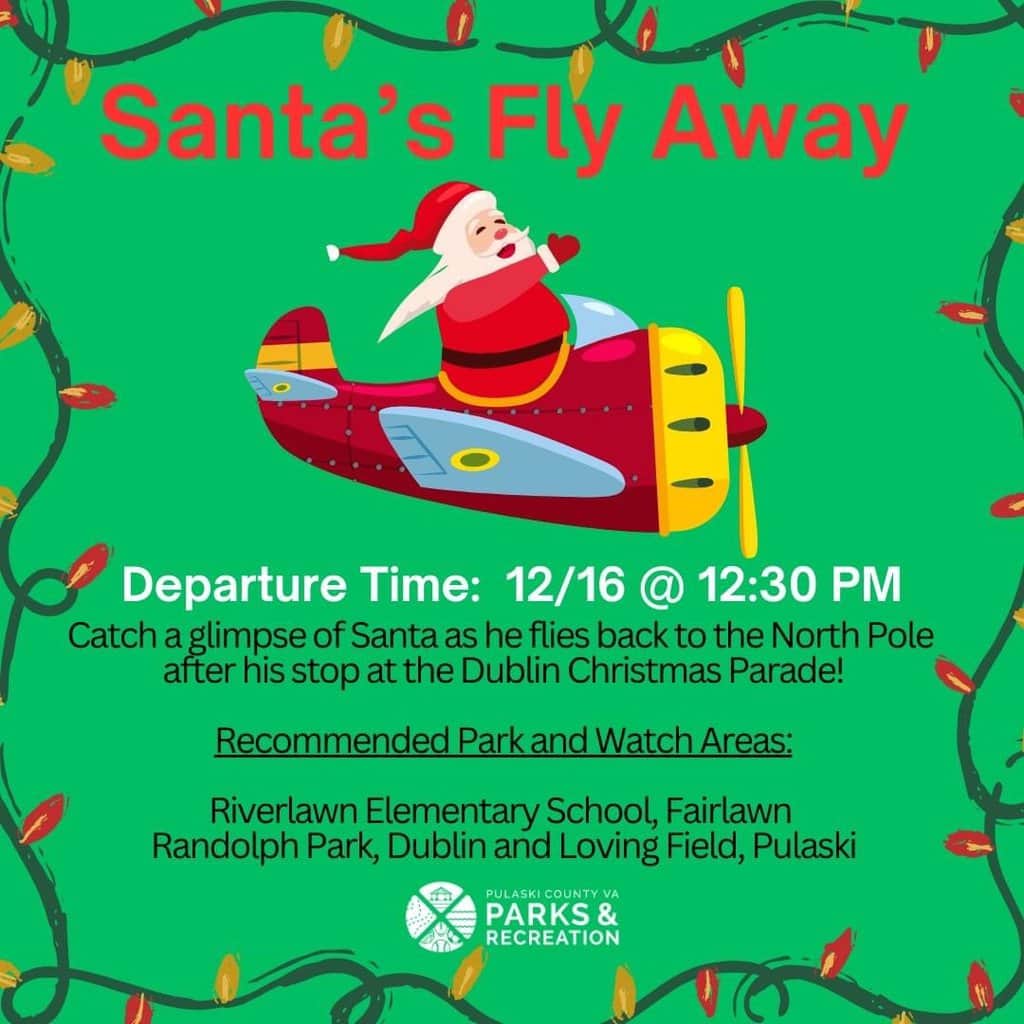 Santa’s Fly Away set for Saturday